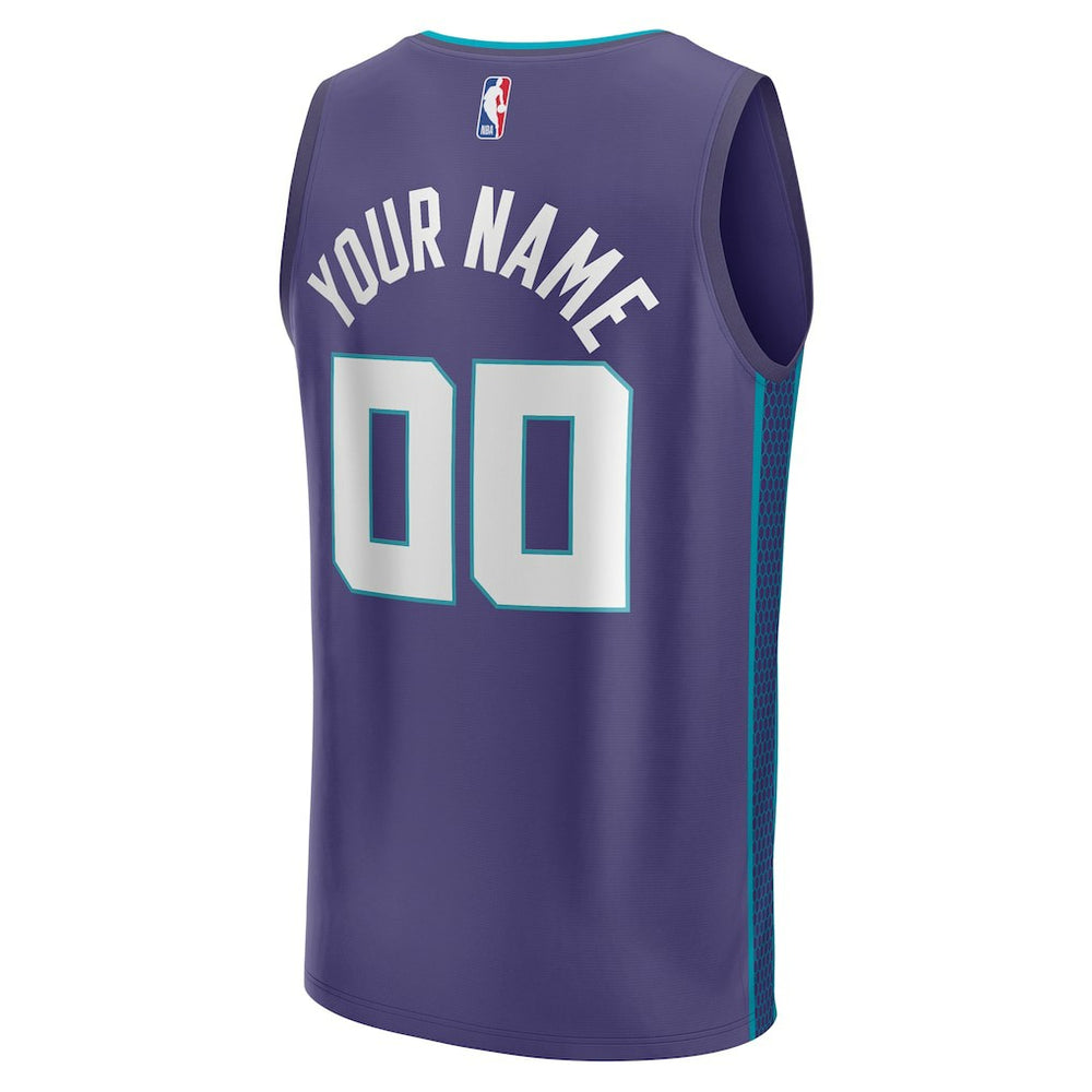 Charlotte Hornets Fast Break Custom Jersey - Purple - Statement Edition | Fanatics sale