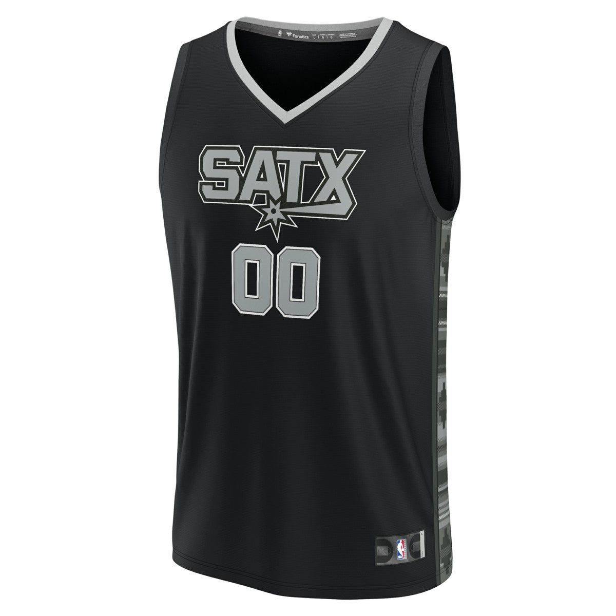 San Antonio Spurs Fast Break Custom Replica Jersey - Black - Statement Edition | Fanatics sale