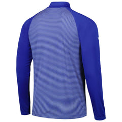 Milwaukee Brewers Levelwear Charter Striped Raglan Quarter-Zip Top - Royal