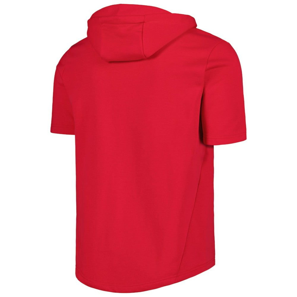 St. Louis Cardinals Levelwear Recruit Full-Zip Short Sleeve Hoodie - Red