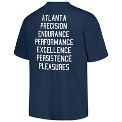 Atlanta Braves PLEASURES Precision T-Shirt - Navy