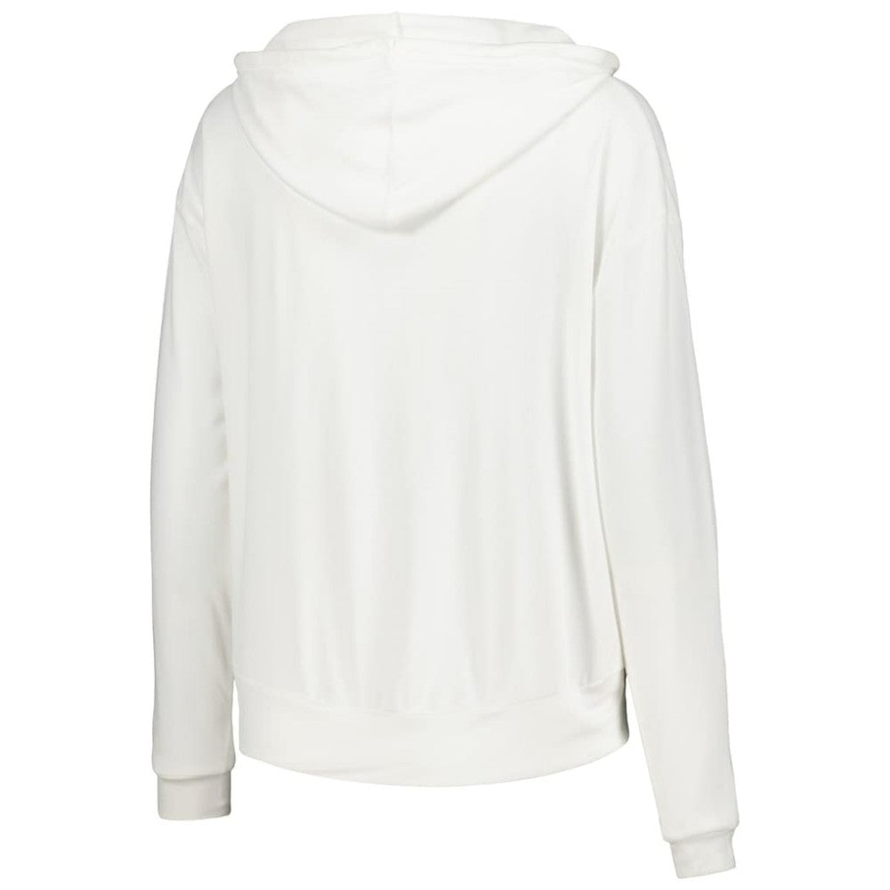 Chicago Blackhawks Concepts Sport Women's Accord Hacci Long Sleeve Hoodie Top White