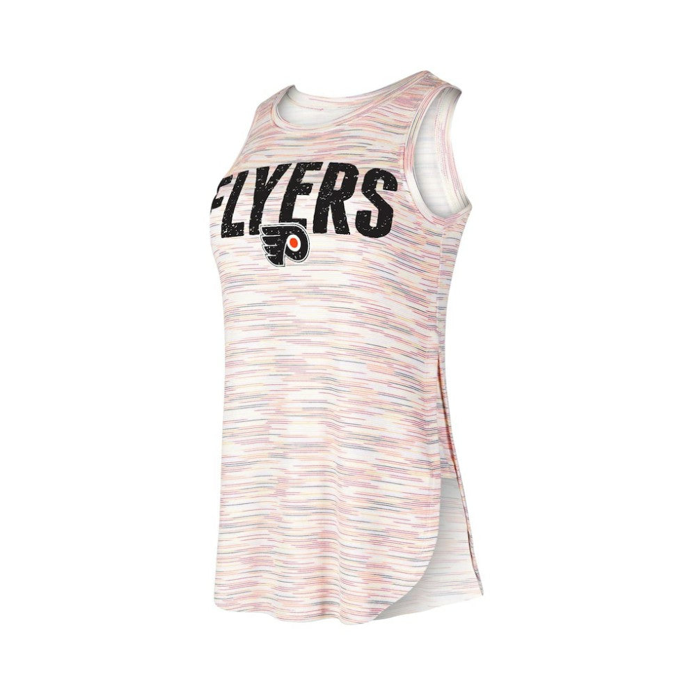 Philadelphia Flyers Concepts Sport Women's Sunray Multicolor Tri-Blend Tank Top
