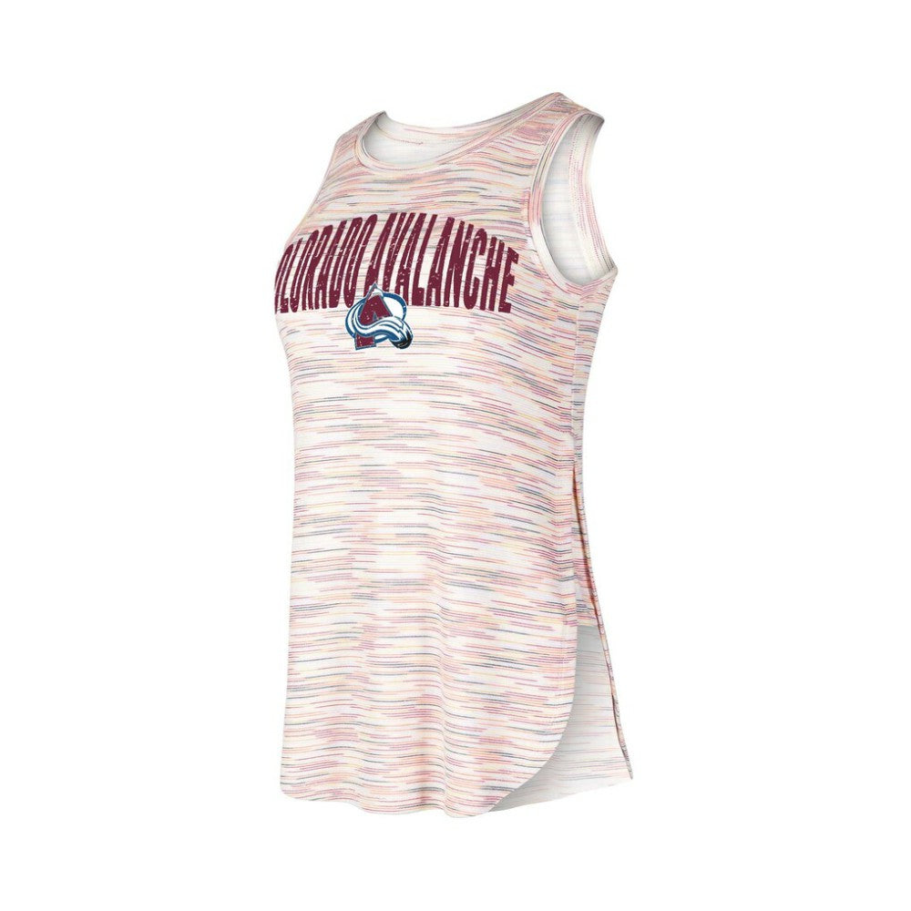 Colorado Avalanche Concepts Sport Women's Sunray Multicolor Tri-Blend Tank Top