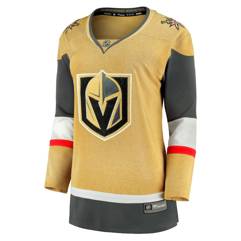 Vegas Golden Knights Fanatics Women's Home Breakaway Jersey Gold