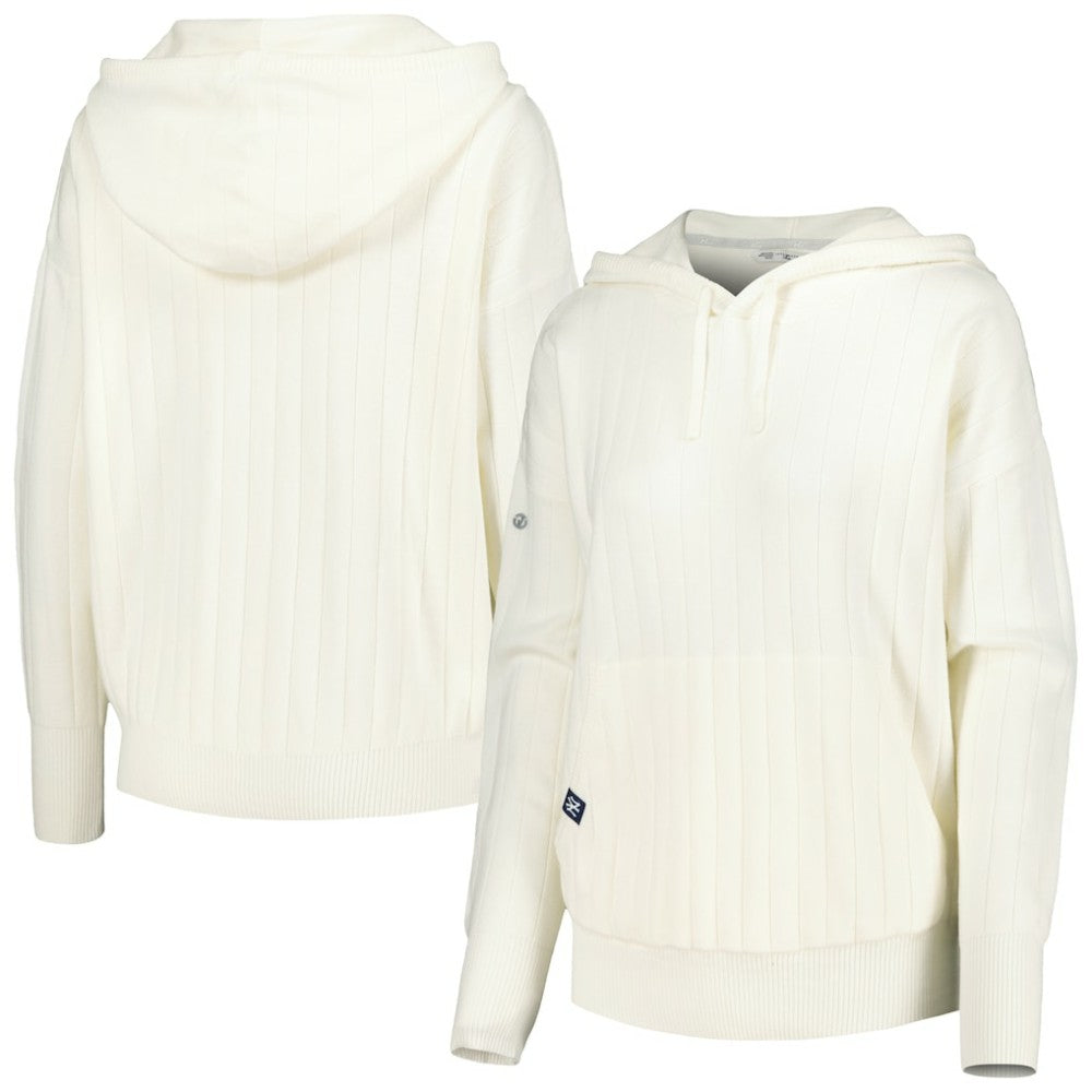 New York Yankees Levelwear Women's Dream Icon Tab Pullover Hoodie - White