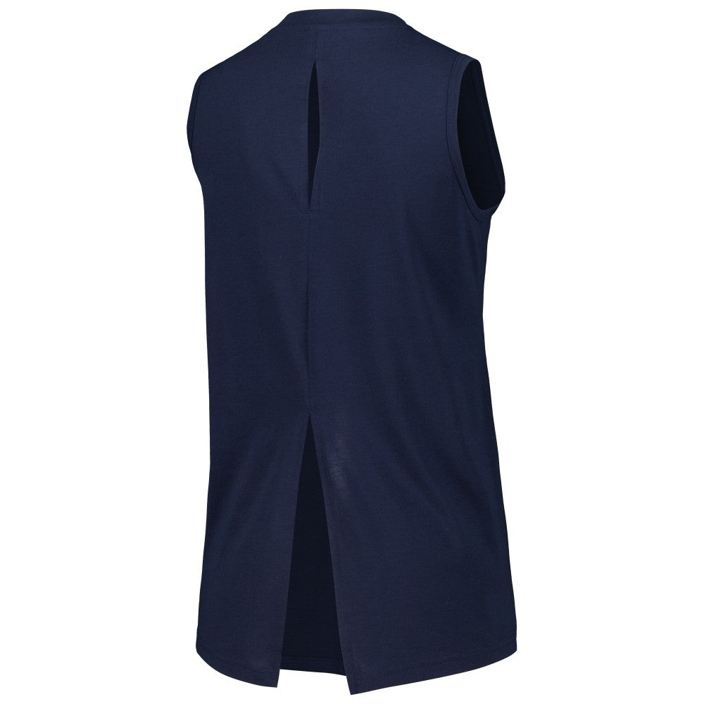 Minnesota Twins Levelwear Women's Paisley Chase V-Neck Tank Top - Navy
