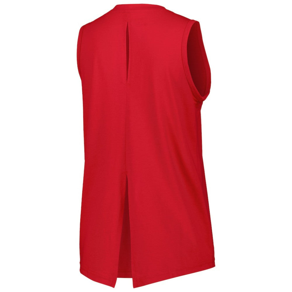 St. Louis Cardinals Levelwear Women's Paisley Chase V-Neck Tank Top - Red
