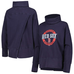 Boston Red Sox Levelwear Women's Sunset Farm Team Pullover Sweatshirt - Navy