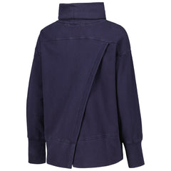 Milwaukee Brewers Levelwear Women's Sunset Farm Team Pullover Sweatshirt - Navy