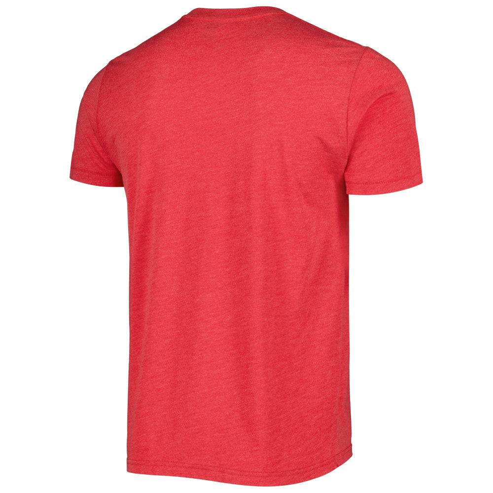 Albert Pujols St. Louis Cardinals Homage Illustration Tri-Blend T-Shirt - Red