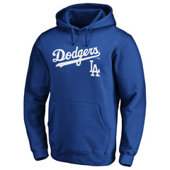 Los Angeles Dodgers Team Lock Up Logo Pullover Hoodie - Royal