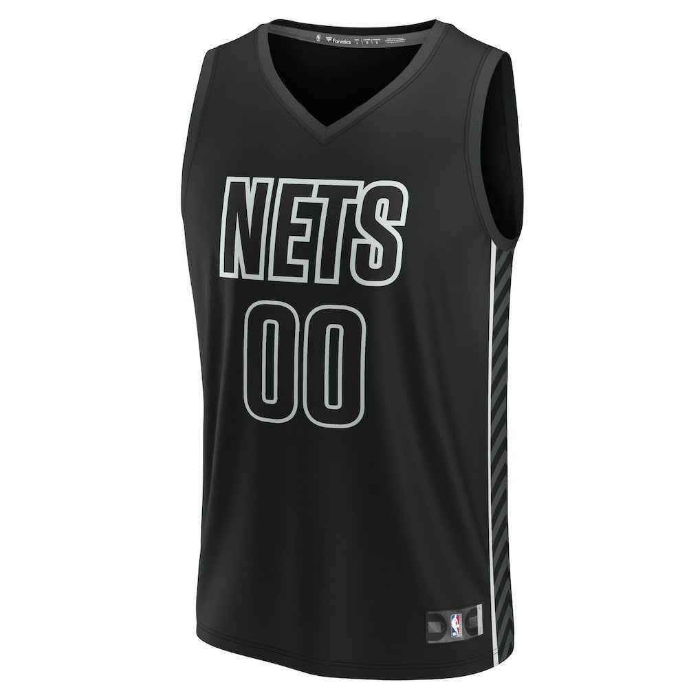 Brooklyn Nets Youth Fast Break Replica Custom Jersey - Statement Edition - Black | Fanatics discount