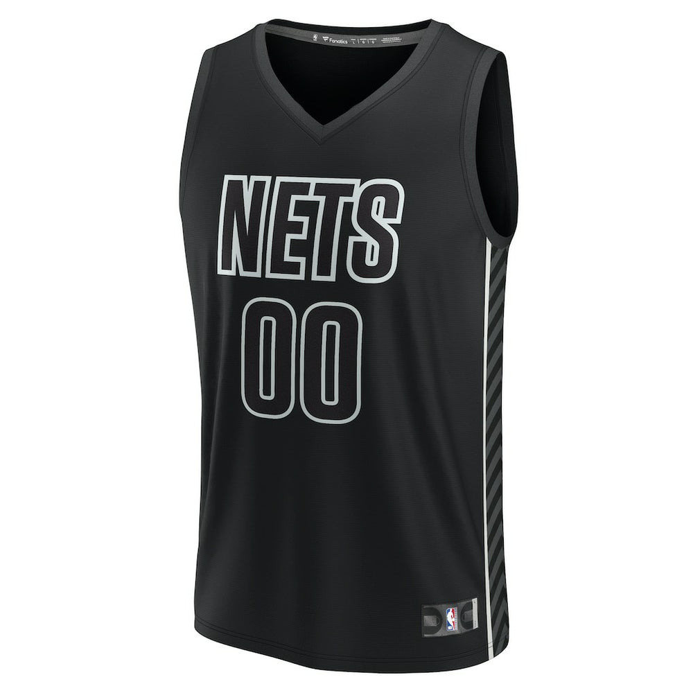 Brooklyn Nets Youth Fast Break Replica Custom Jersey - Statement Edition - Black | Fanatics discount