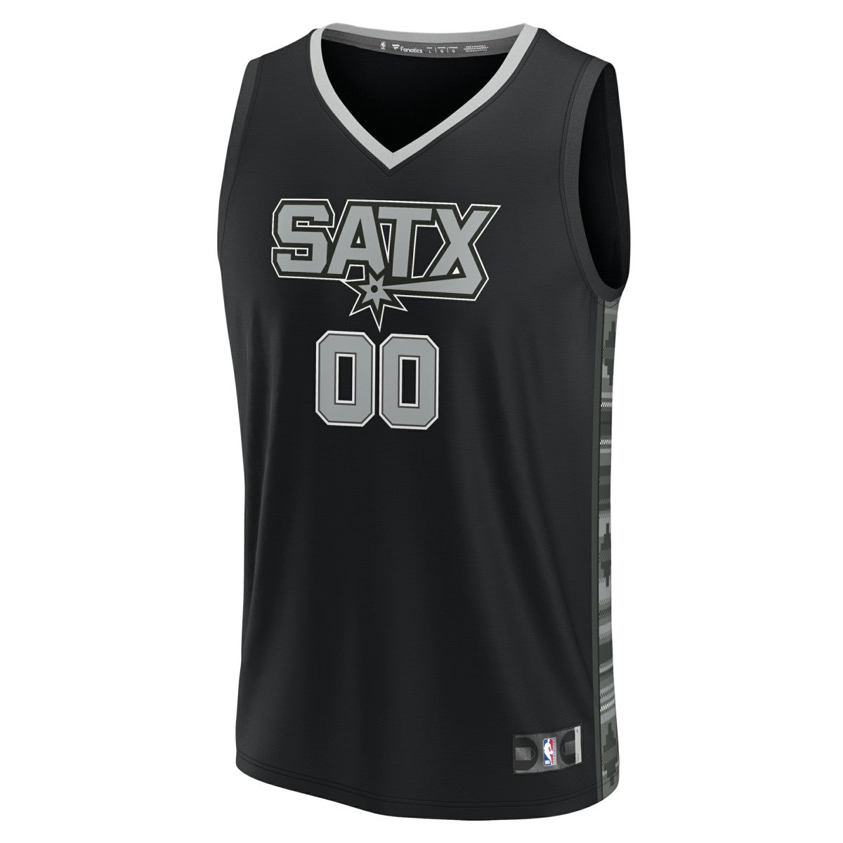 San Antonio Spurs Youth Fast Break Replica Custom Jersey - Statement Edition - Black | Fanatics discount