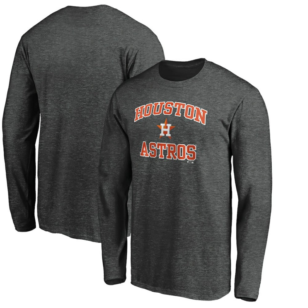 Houston Astros Heart & Soul Team Long Sleeve T-Shirt - Charcoal