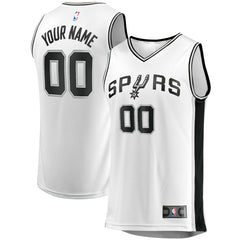 San Antonio Spurs Fast Break Custom Replica Jersey - Association Edition - White | Fanatics cheap