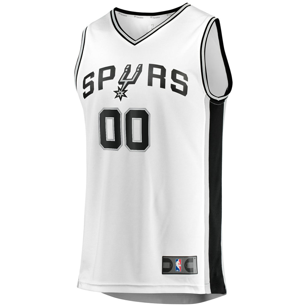 San Antonio Spurs Fast Break Custom Replica Jersey - Association Edition - White | Fanatics cheap