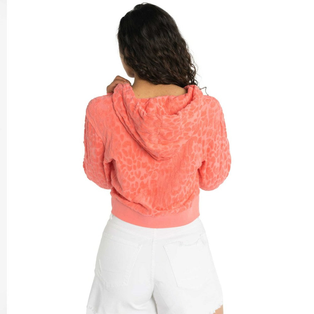 St. Louis Cardinals Lusso Women's Tabitha Cheetah Terry Full-Zip Sweatshirt - Pink