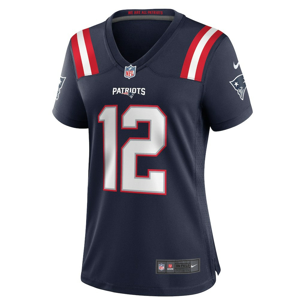 Tom Brady New England Patriots Women's Retired Game Jersey - Navy | Nike for sale