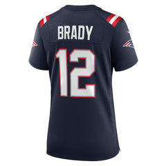 Tom Brady New England Patriots Women's Retired Game Jersey - Navy | Nike for sale