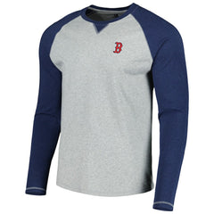 Boston Red Sox johnnie-O Alsen Raglan Long Sleeve T-Shirt - Navy/Heather Gray