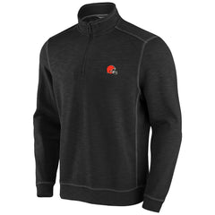 Cleveland Browns Big & Tall Tobago Bay Half-Zip Sweatshirt - Black on sale