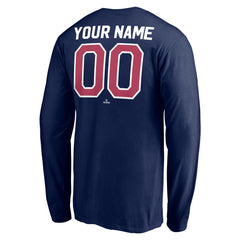 California Angels Personalized Cooperstown Collection Winning Streak Long Sleeve T-Shirt - Navy