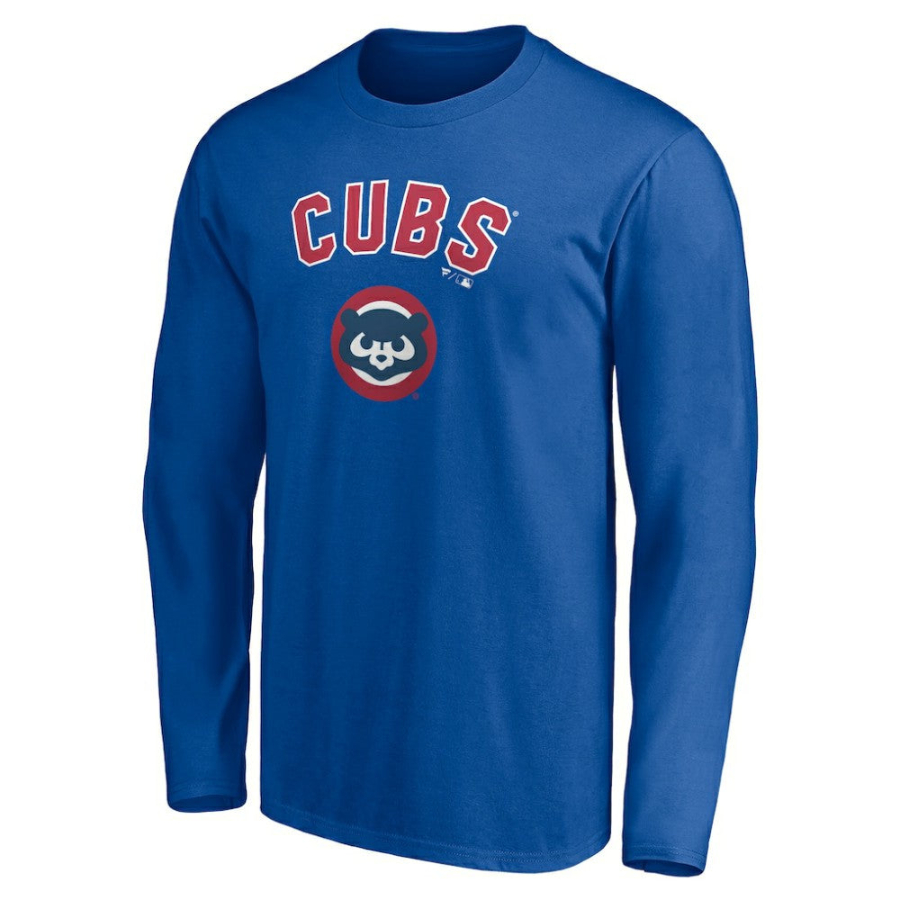 Chicago Cubs Personalized Cooperstown Collection Winning Streak Long Sleeve T-Shirt - Royal