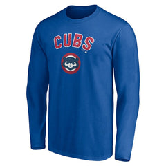Chicago Cubs Personalized Cooperstown Collection Winning Streak Long Sleeve T-Shirt - Royal