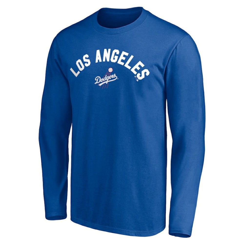 Los Angeles Dodgers Personalized Cooperstown Collection Winning Streak Long Sleeve T-Shirt - Royal