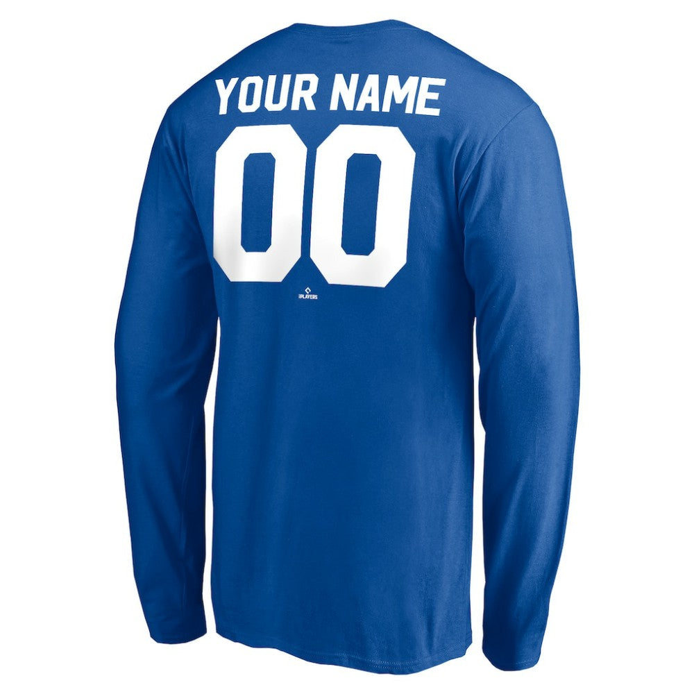 Los Angeles Dodgers Personalized Cooperstown Collection Winning Streak Long Sleeve T-Shirt - Royal