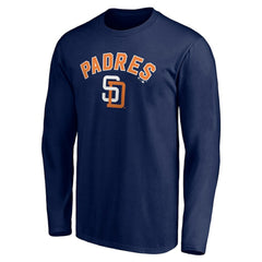 San Diego Padres Personalized Cooperstown Collection Winning Streak Long Sleeve T-Shirt - Navy