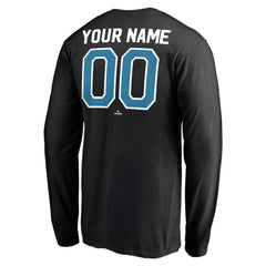 Tampa Bay Rays Personalized Cooperstown Collection Winning Streak Long Sleeve T-Shirt - Black