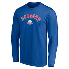 Texas Rangers Personalized Cooperstown Collection Winning Streak Long Sleeve T-Shirt - Royal
