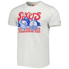 Philadelphia 76ers Homage Unisex Hometown Hyper Local Tri-Blend T-Shirt - Ash outlet