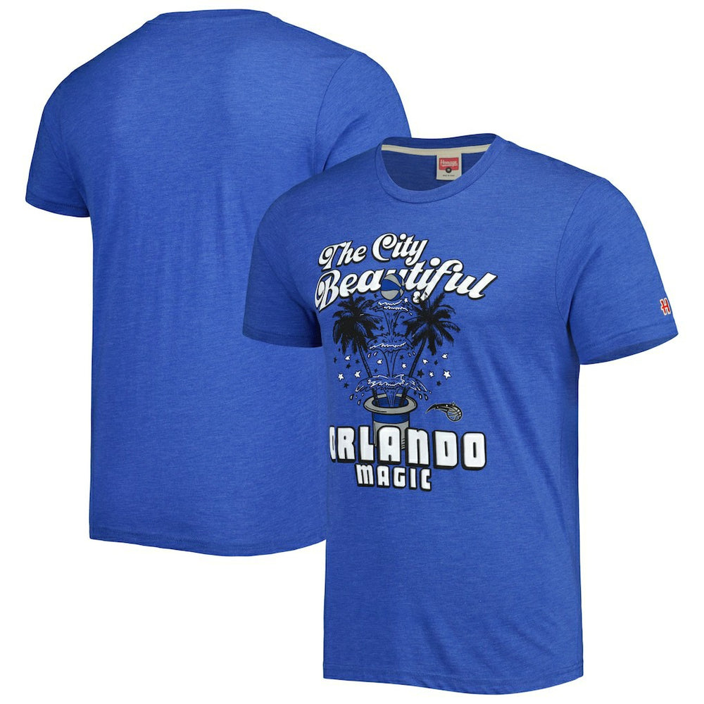 Orlando Magic Homage Unisex Hometown Hyper Local Tri-Blend T-Shirt - Royal sale
