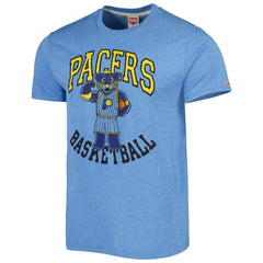 Indiana Pacers Homage Unisex Team Mascot Tri-Blend T-Shirt - Light Blue discount