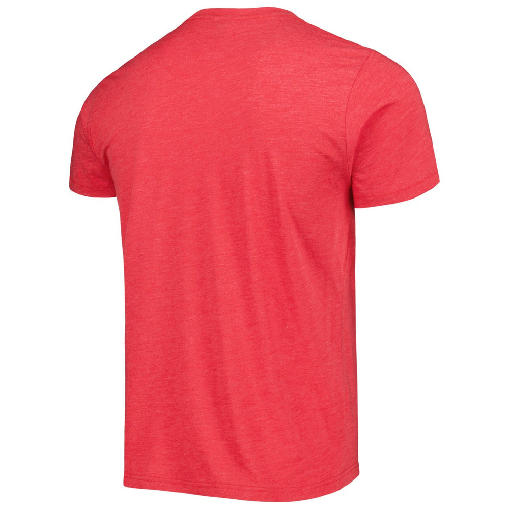 LA Clippers Homage Unisex Team Mascot Tri-Blend T-Shirt - Red on sale