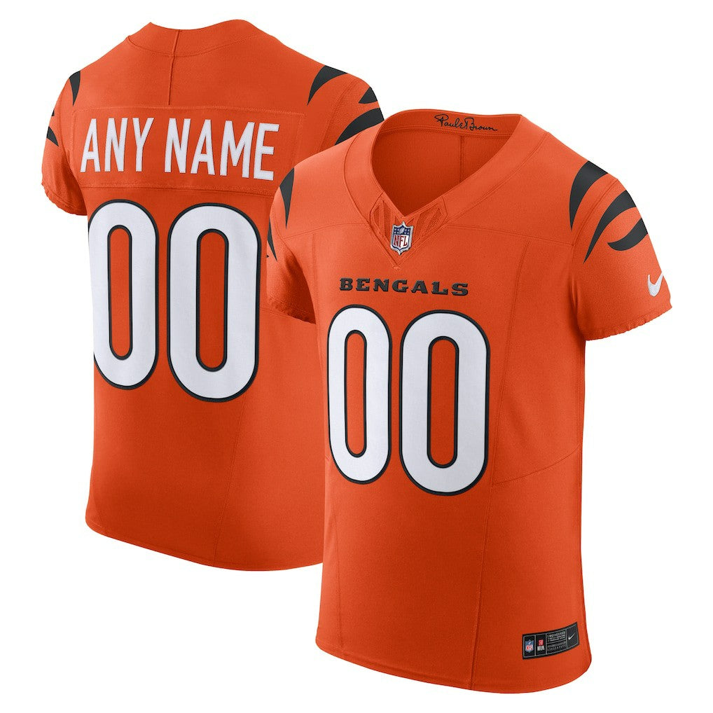 Cincinnati Bengals Alternate Vapor F.U.S.E. Elite Custom Jersey - Men's Orange | Nike discount