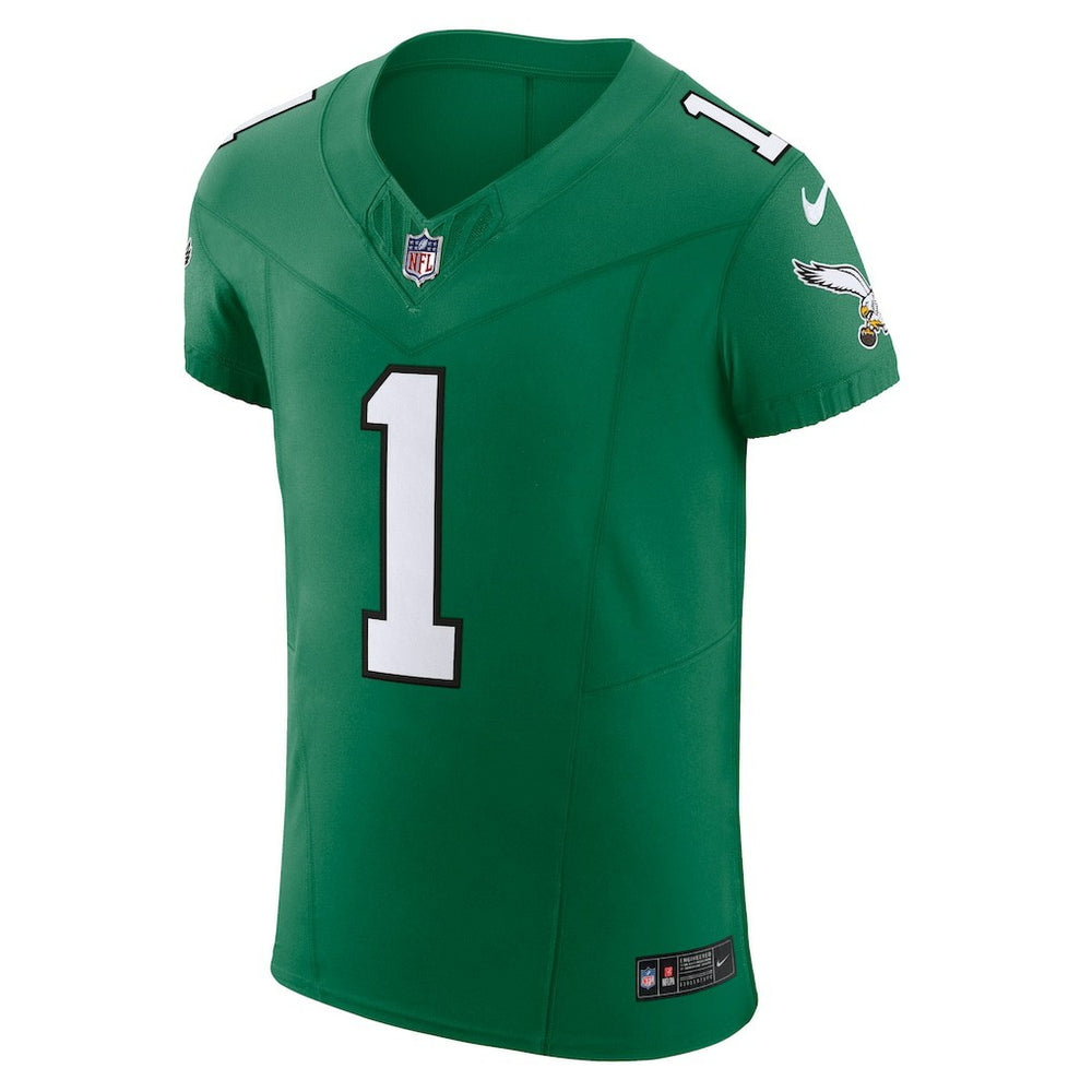 Jalen Hurts Philadelphia Eagles 2nd Alternate Vapor F.U.S.E. Elite Jersey - Kelly Green | Nike outlet