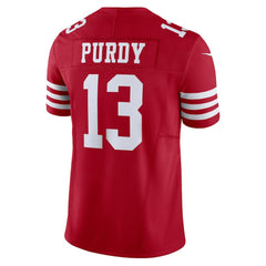 Brock Purdy San Francisco 49ers Vapor F.U.S.E. Limited Jersey - Scarlet | Nike on sale