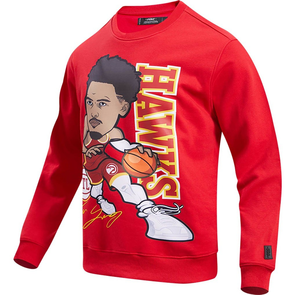 Trae Young Atlanta Hawks Pro Standard Avatar Pullover Sweatshirt - Red shop