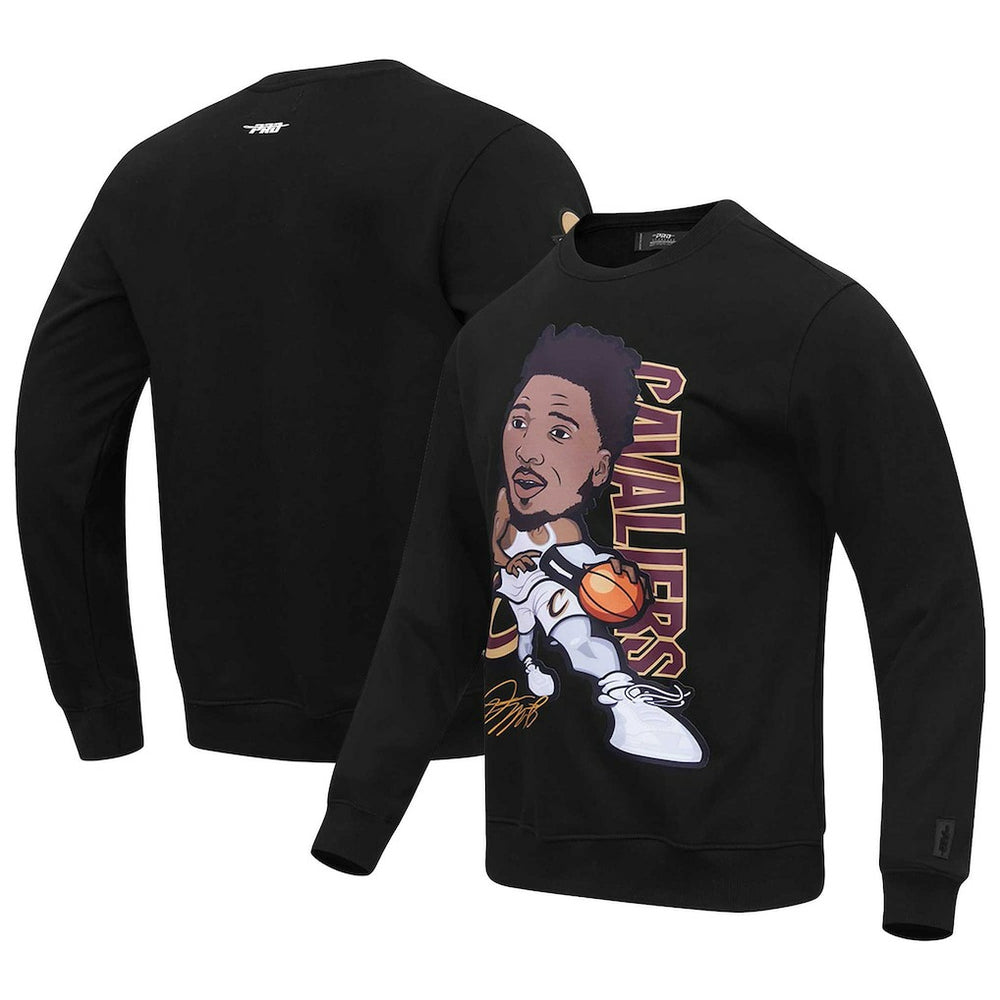 Donovan Mitchell Cleveland Cavaliers Pro Standard Avatar Pullover Sweatshirt sale - Black sale