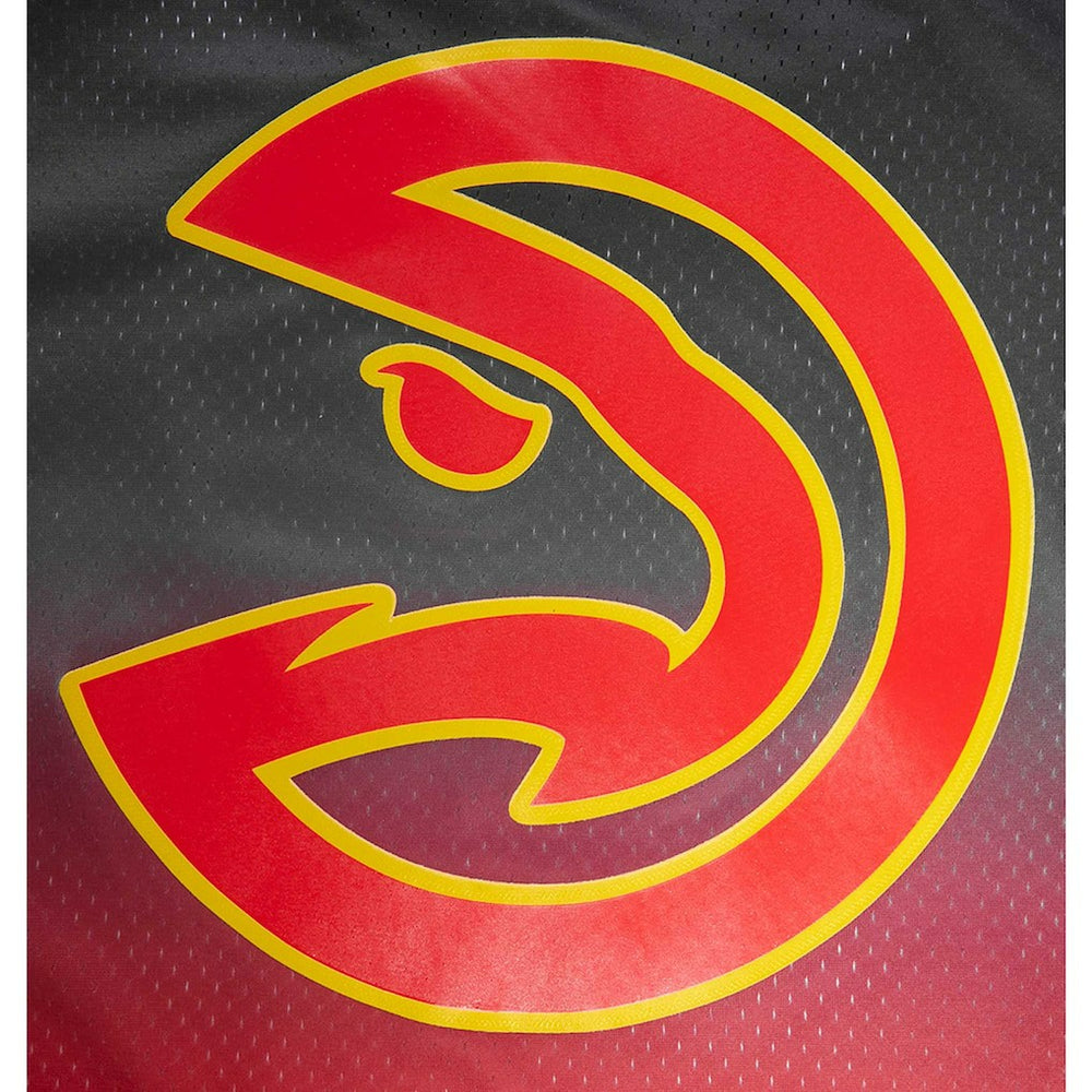 Trae Young Atlanta Hawks Post Ombre Name & Number T-Shirt - Black/Red on sale