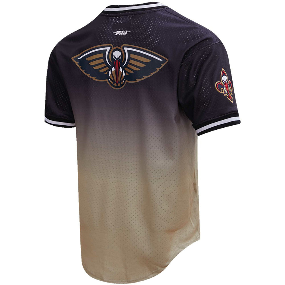 Zion Williamson New Orleans Pelicans Post Ombre Name & Number T-Shirt - Black/Gold outlet