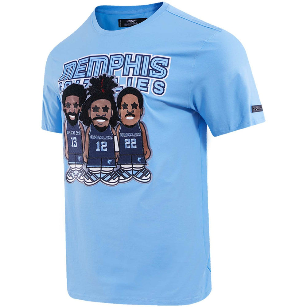 Jaren Jackson Jr., Ja Morant, Desmond Bane Memphis Grizzlies Pro Standard Multi Lineup T-Shirt - Light Blue outlet