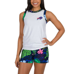 Buffalo Bills Concepts Sport Women's Roamer Knit Tank Top & Shorts Set - White for sale