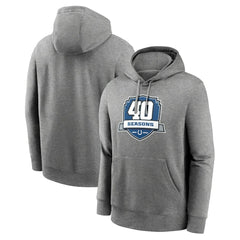 Indianapolis Colts 40th Anniversary Club Pullover Hoodie - Heather Gray | Nike discount