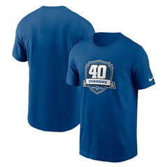 Indianapolis Colts 40th Anniversary Essential T-Shirt - Royal | Nike discount